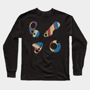 Hole filled shapes Long Sleeve T-Shirt